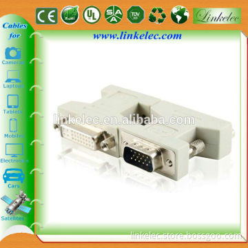Factory price wholesale DVI female to VGA male adapter
